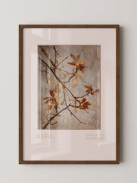Herbstliche Zweige Vintage-Look