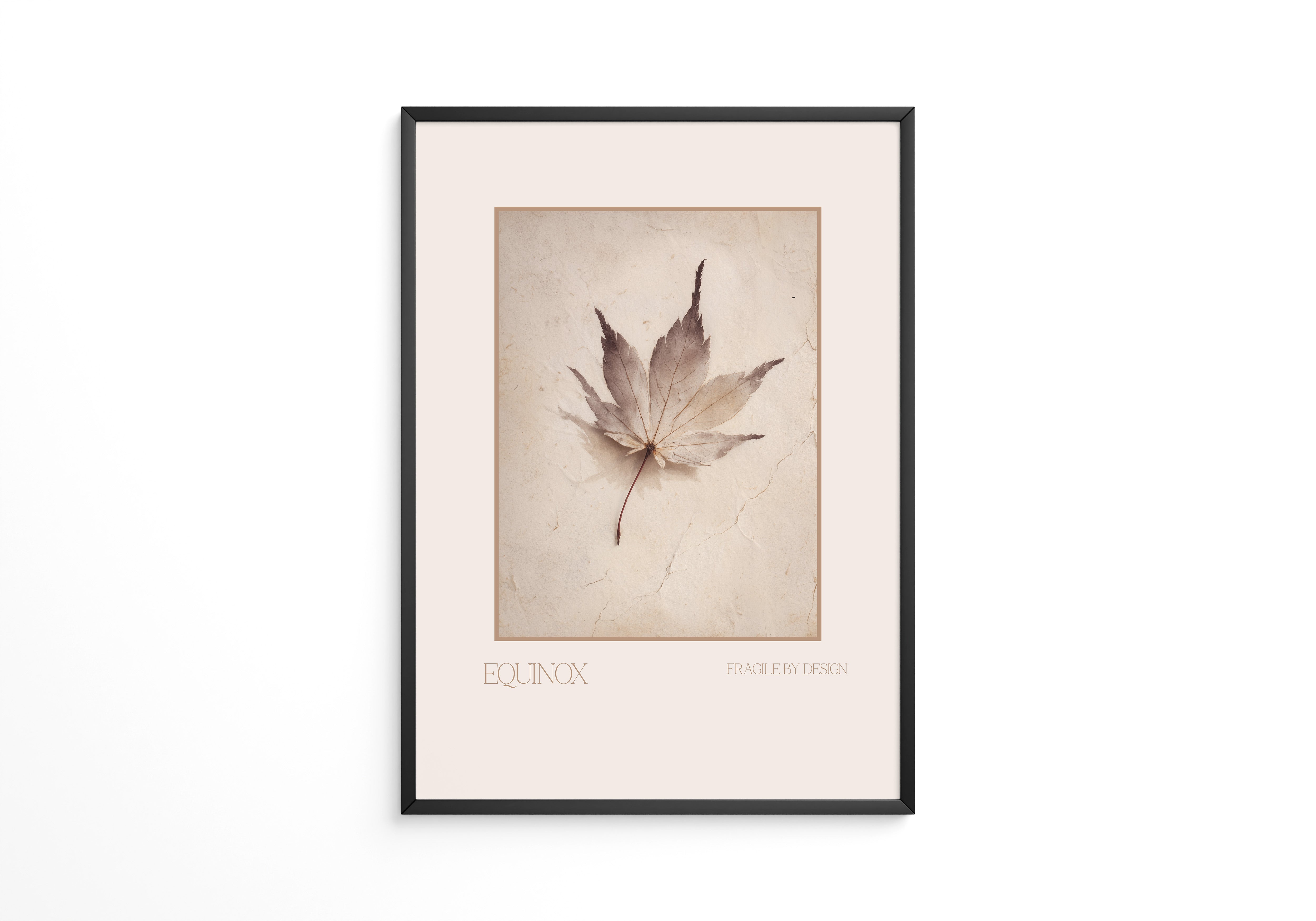 Ahornblatt Vintage Natur