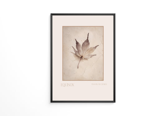 Ahornblatt Vintage Natur