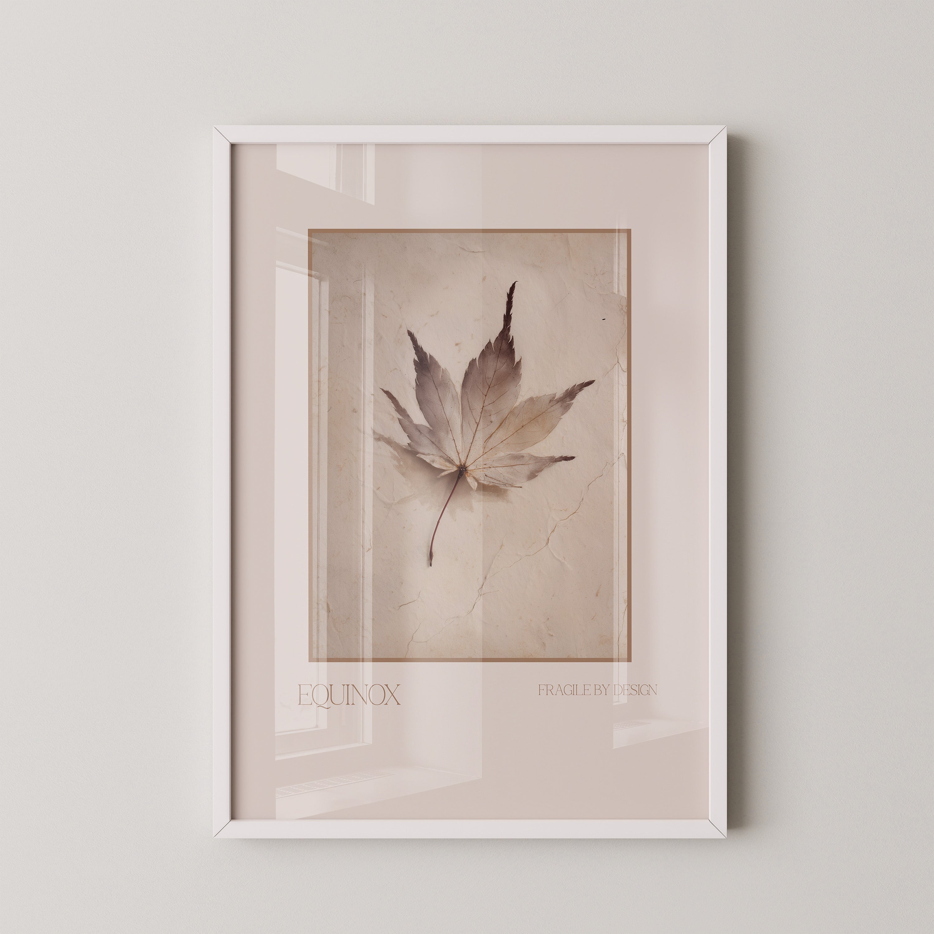 Ahornblatt Vintage Natur