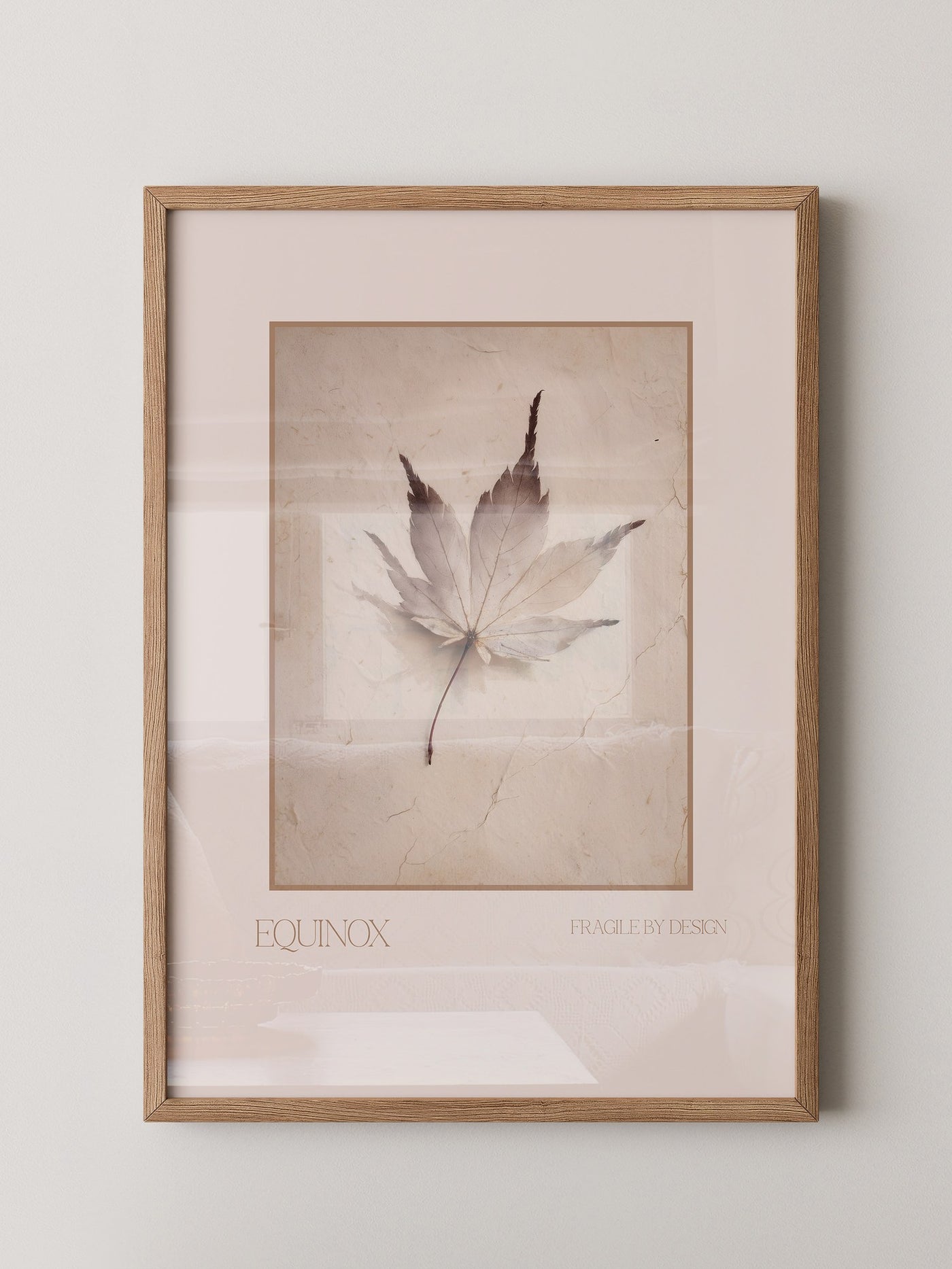 Ahornblatt Vintage Natur