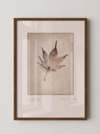 Ahornblatt Vintage Natur