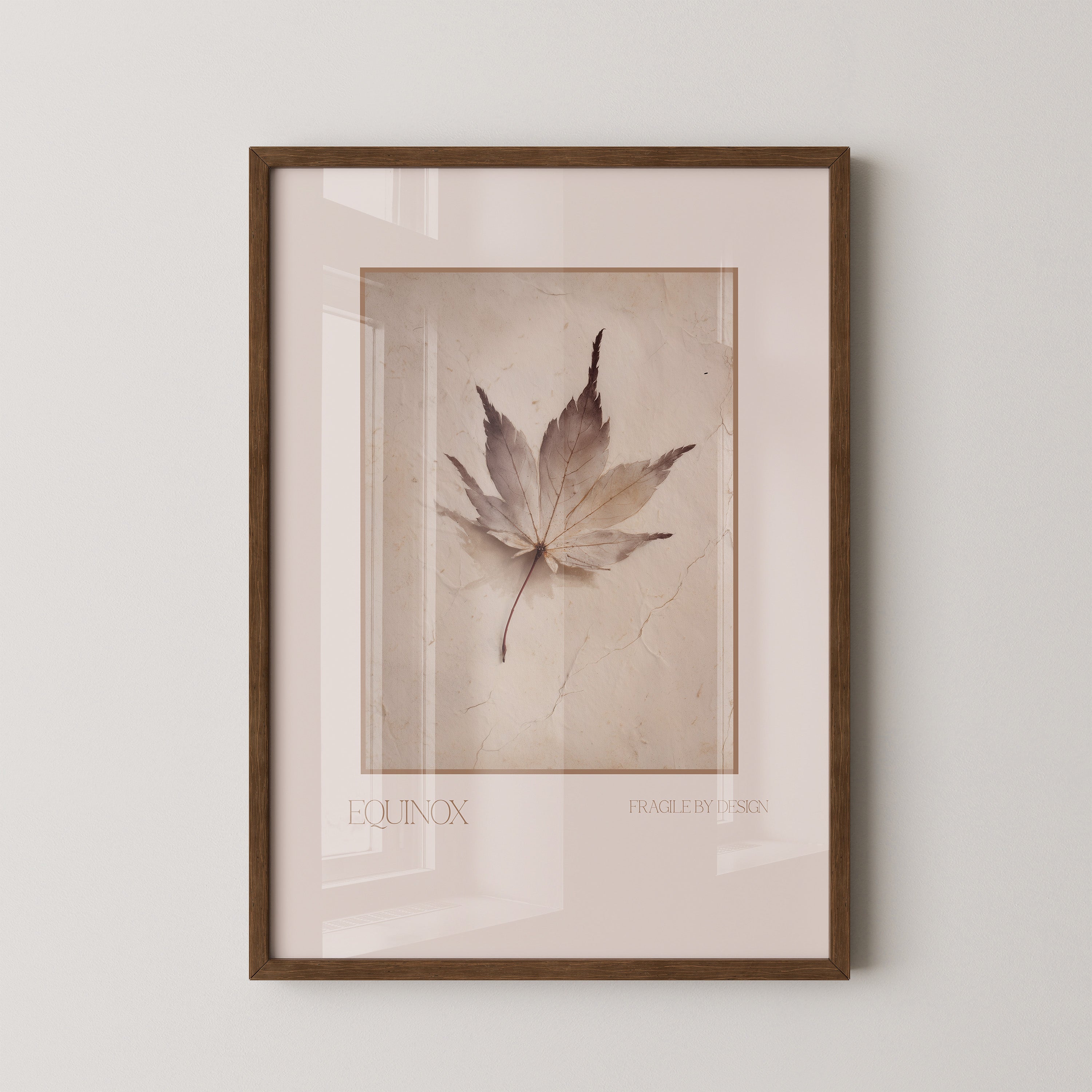 Ahornblatt Vintage Natur