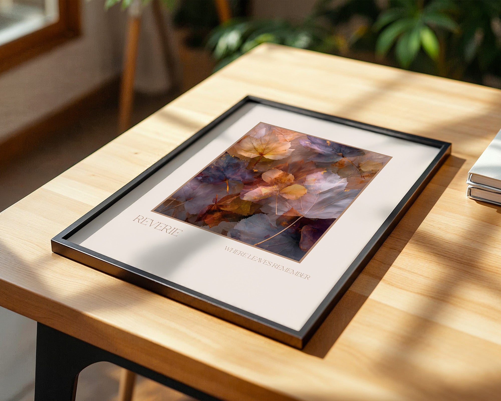 Herbstlaub Pastellfarben