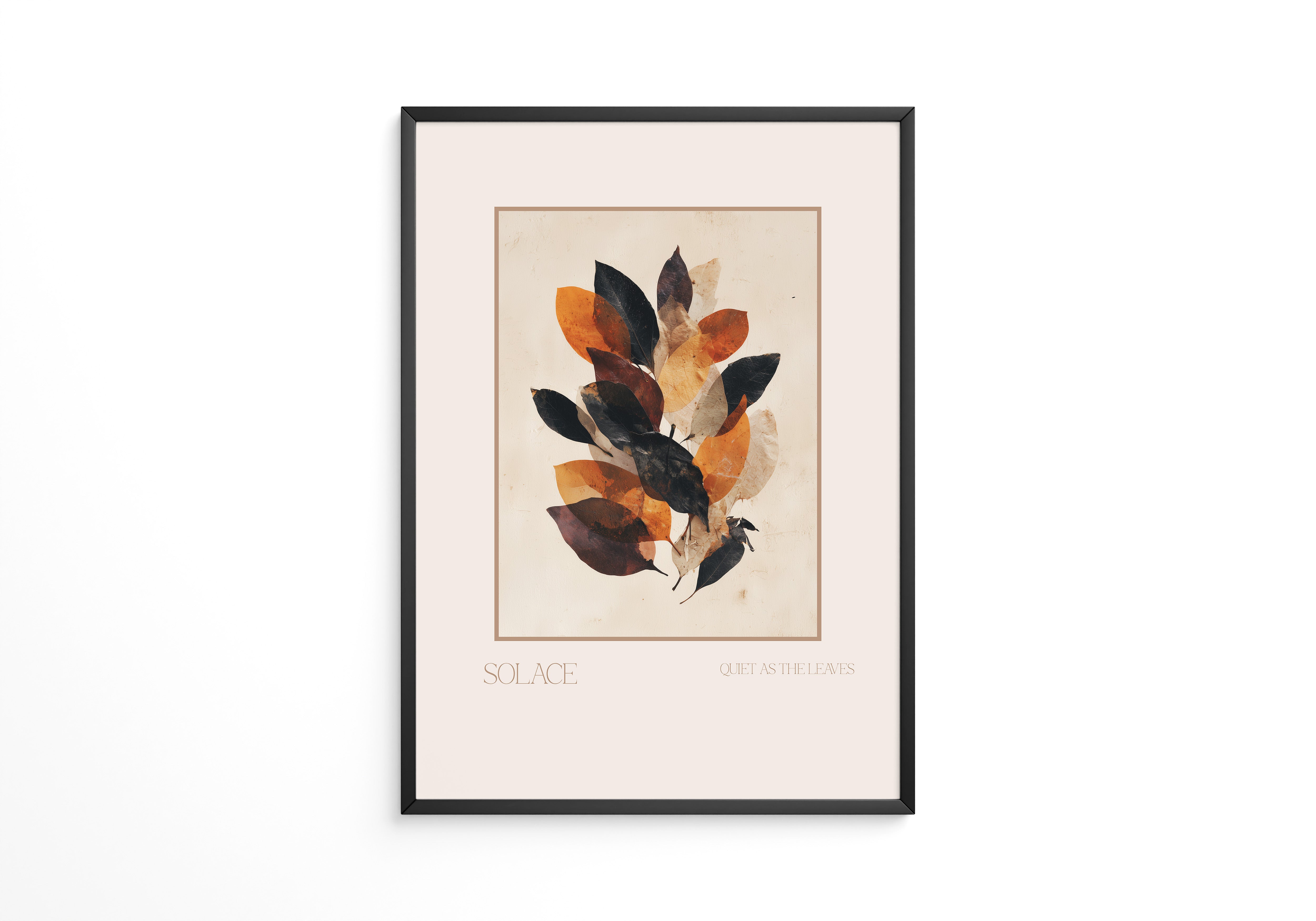 Herbstblätter sanfte Farben