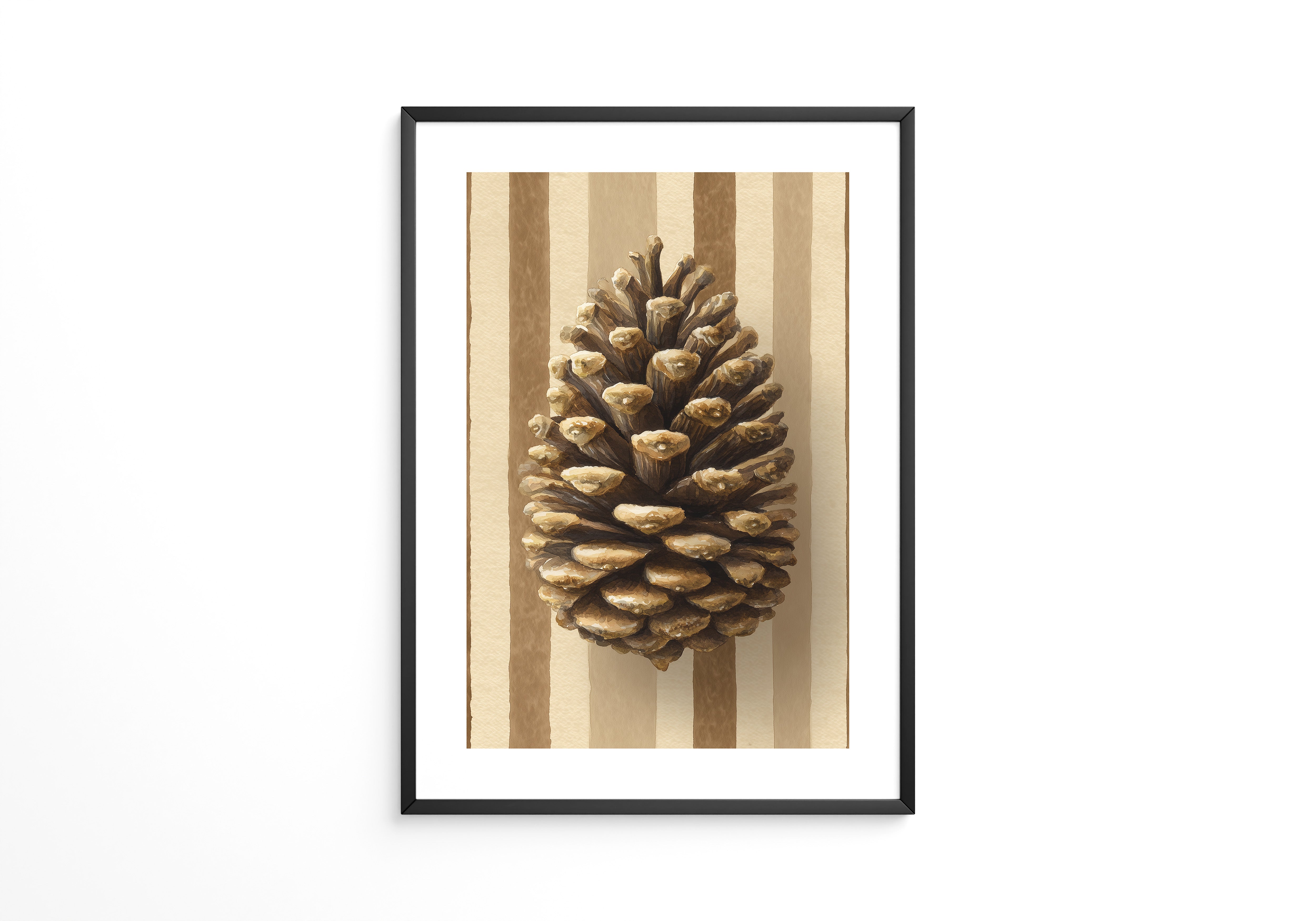 Zapfen Strahlend Streifenmuster