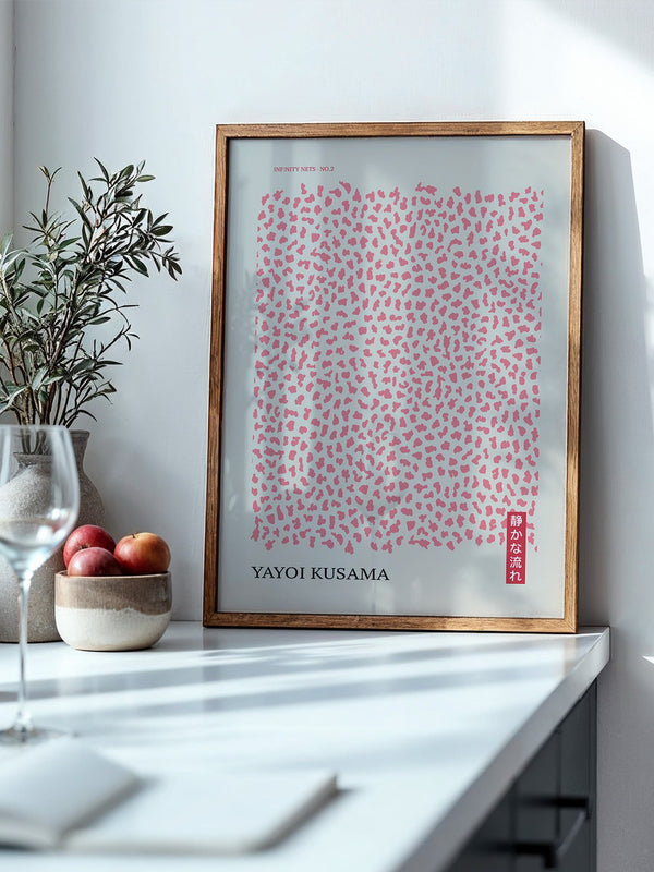 Netzmuster Rosa Abstrakt