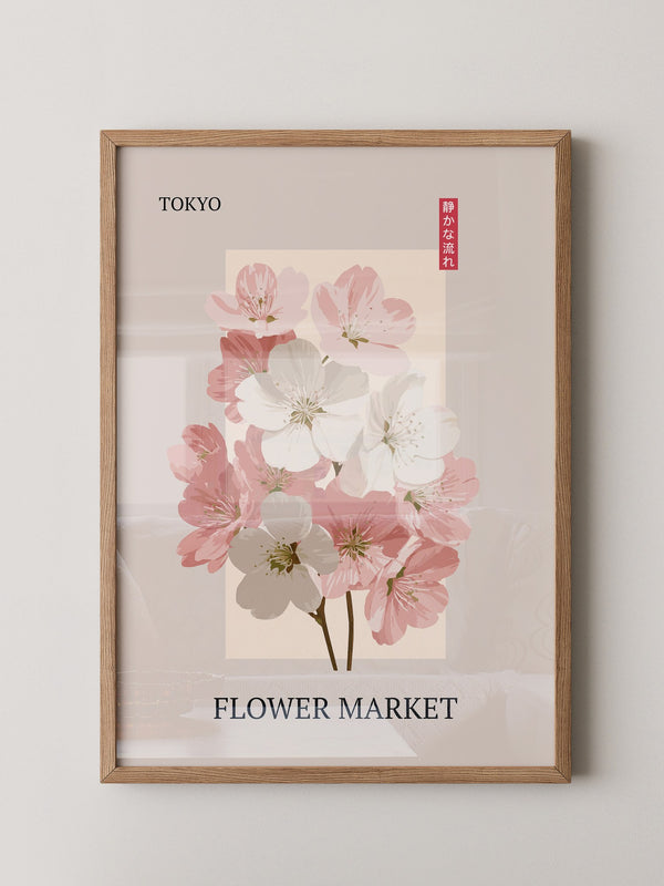 Kirschblüten Tokyo Pastell