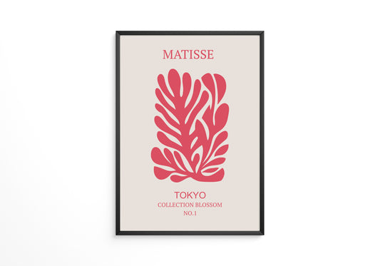 Blätterabstraktion Rot