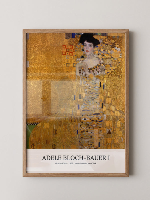 Goldenes Porträt Mosaik Muster