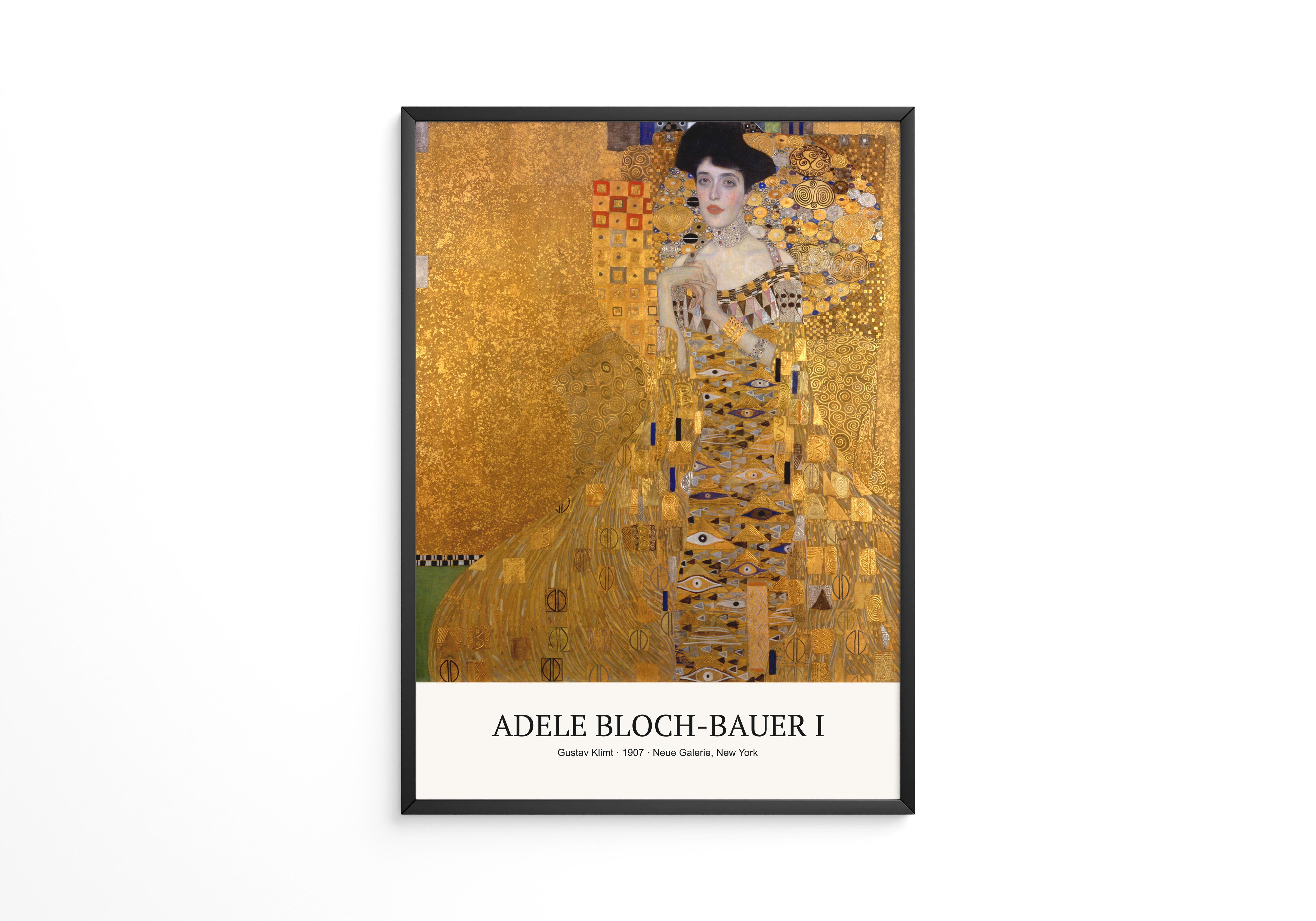 Goldenes Porträt Mosaik Muster