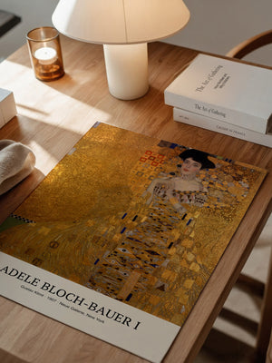 Goldenes Porträt Mosaik Muster