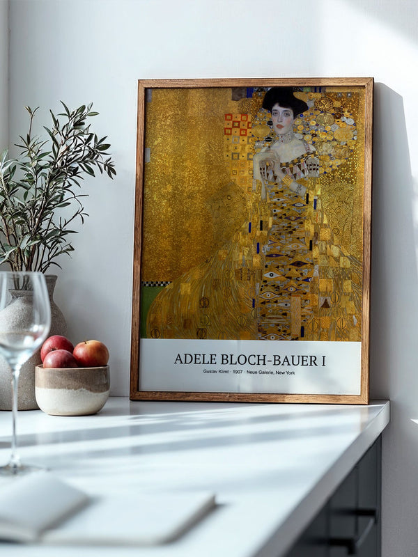 Goldenes Porträt Mosaik Muster