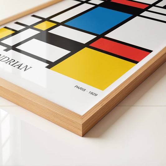 Abstrakte Linien Primärfarben