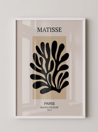 Schwarze Silhouette Beige Kontrast