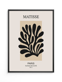 Schwarze Silhouette Beige Kontrast
