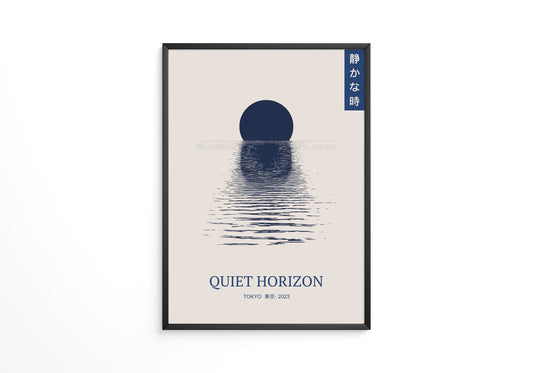 Dunkler Schatten Horizontminimalismus