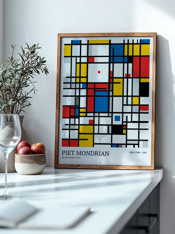 Abstrakte Geometrie Primärfarben