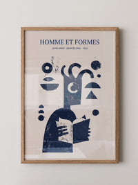 Geometrische Formen Figur Blau