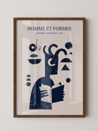 Geometrische Formen Figur Blau