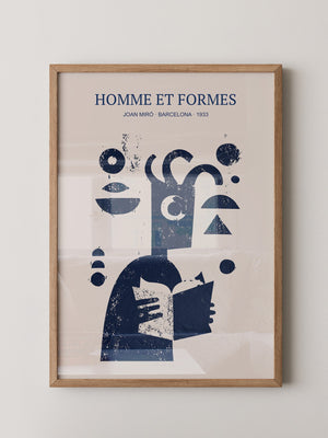 Geometrische Formen Figur Blau