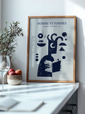 Geometrische Formen Figur Blau