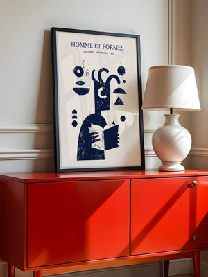 Geometrische Formen Figur Blau