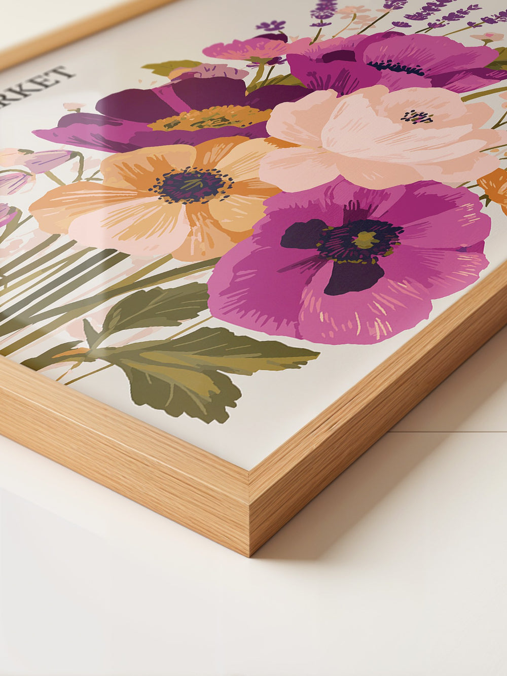 Bunte Blumen Strauß Paris