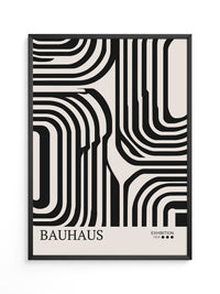 Bauhaus Linien Schwarzweißmuster