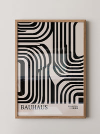 Bauhaus Linien Schwarzweißmuster