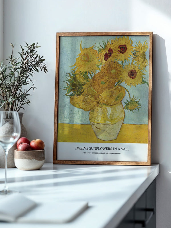 Sonnenblumen Vase expressionistisch