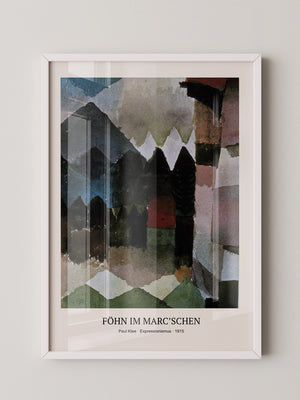 Berglandschaft Aquarell abstrakt