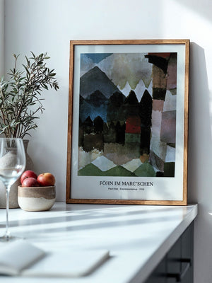 Berglandschaft Aquarell abstrakt