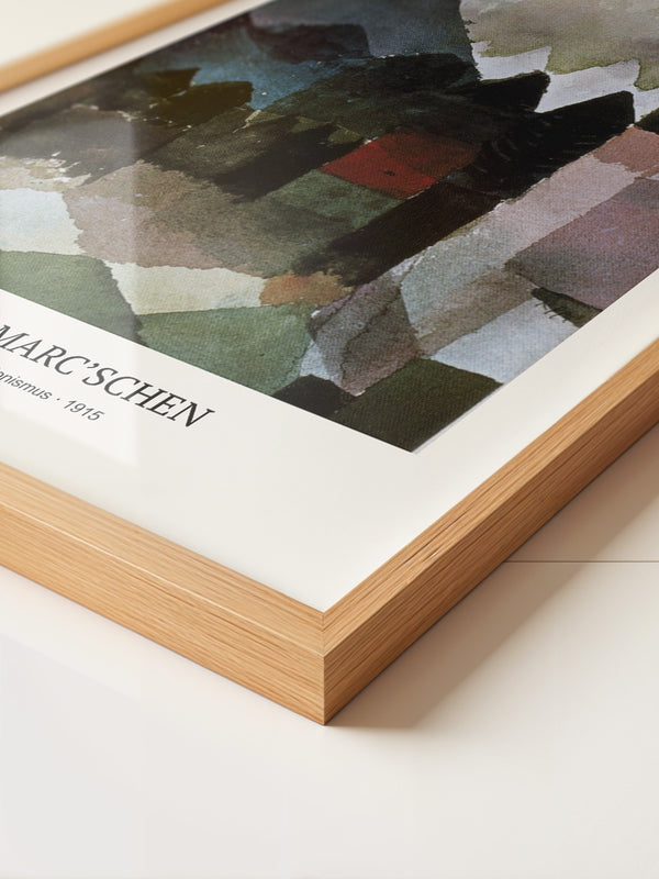 Berglandschaft Aquarell abstrakt