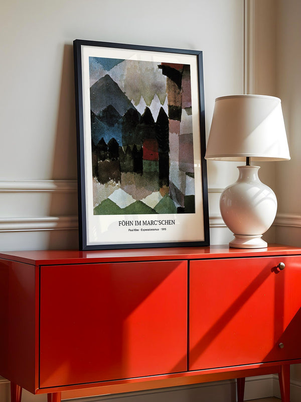 Berglandschaft Aquarell abstrakt