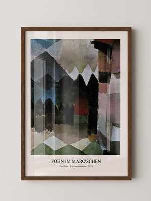 Berglandschaft Aquarell abstrakt