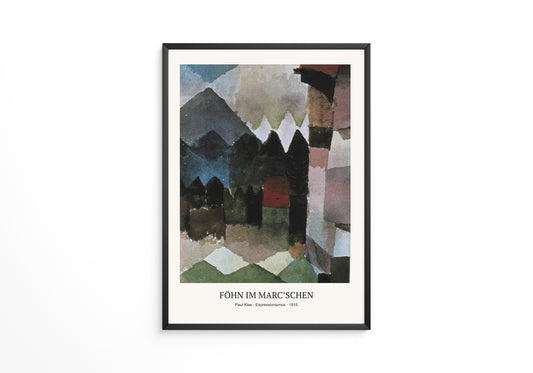 Berglandschaft Aquarell abstrakt