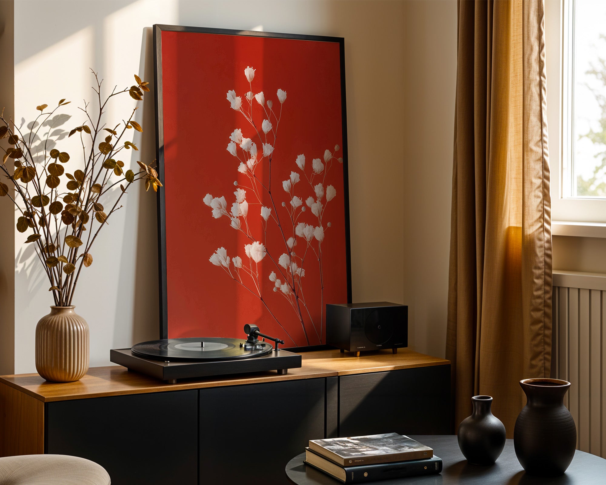 Gipskraut Rot Kontrast