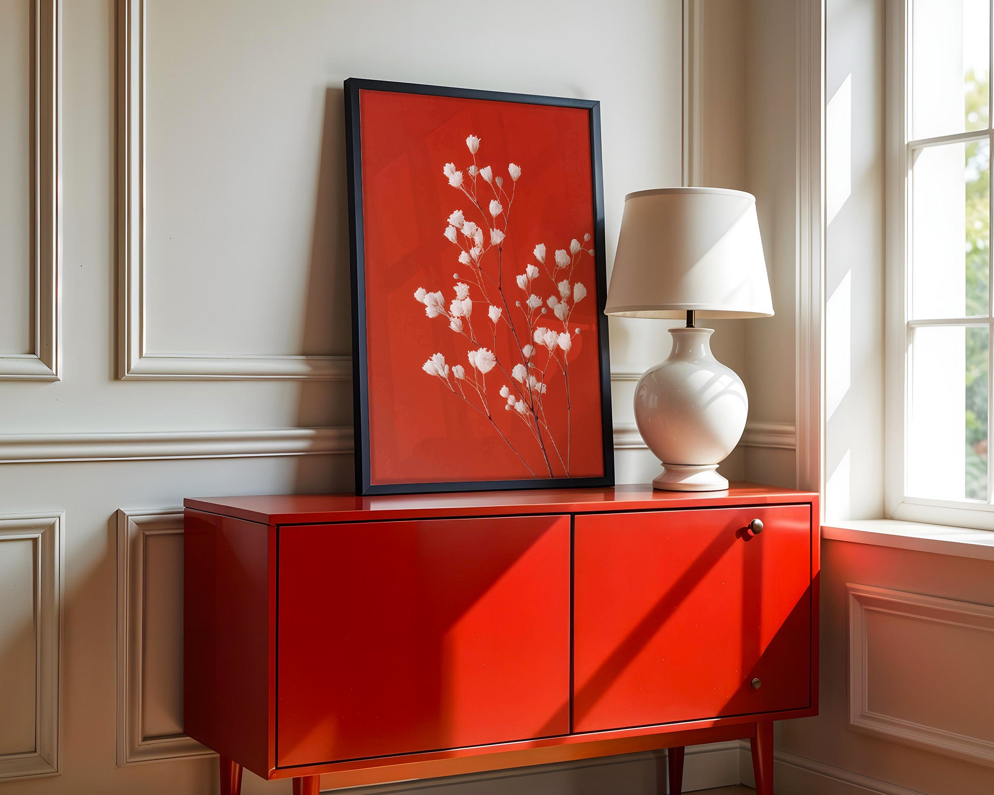 Gipskraut Rot Kontrast