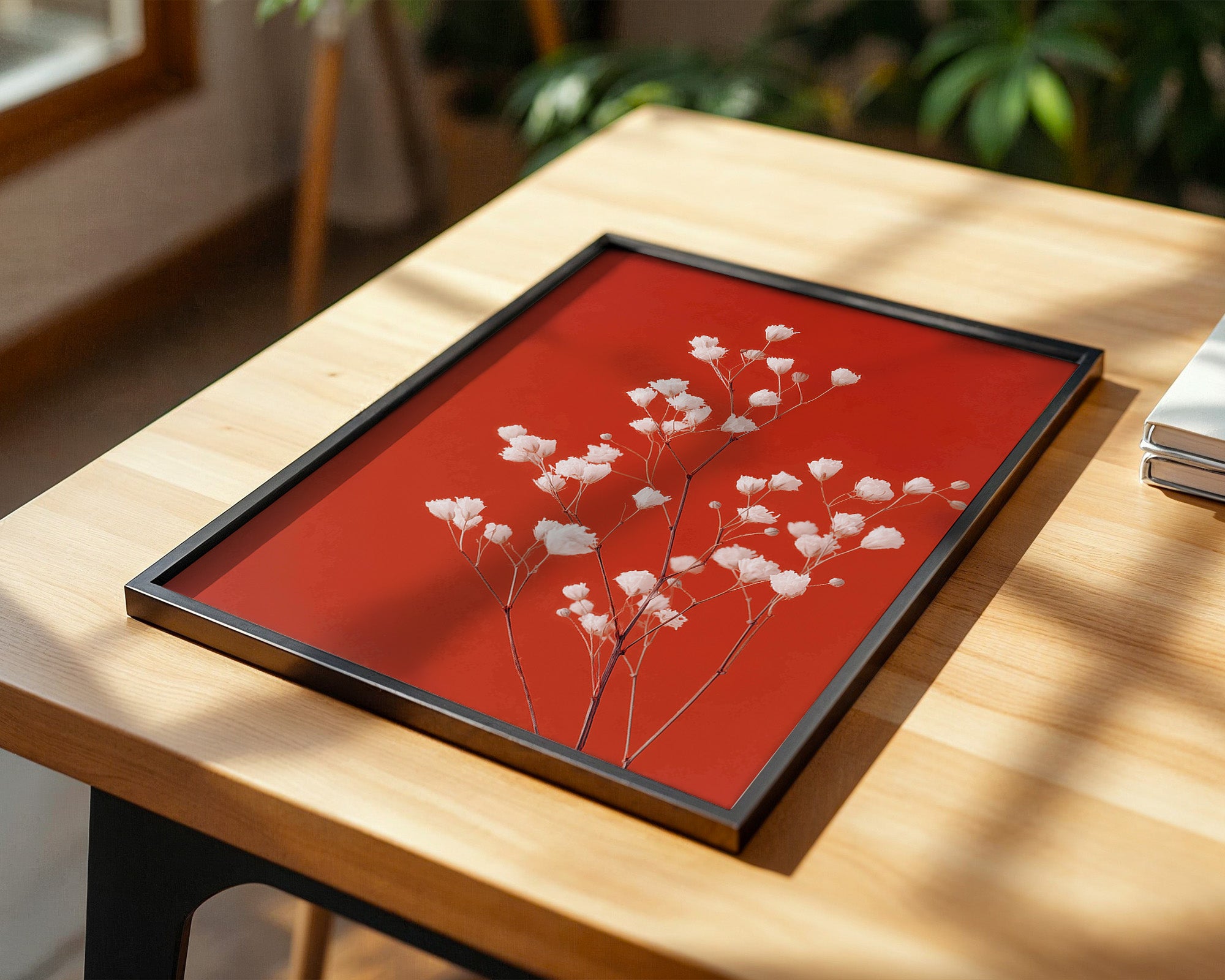 Gipskraut Rot Kontrast