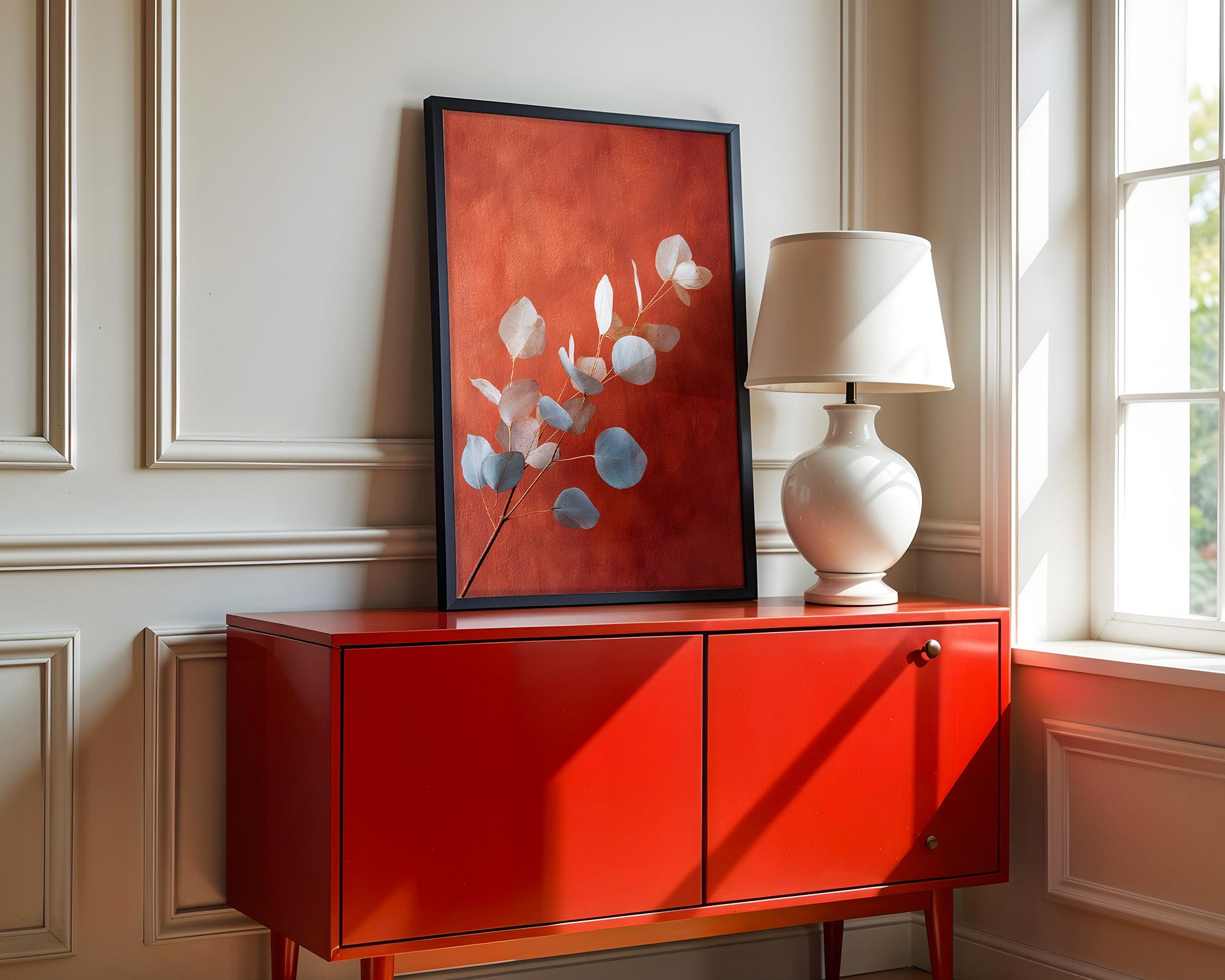 Eukalyptus rote Wand