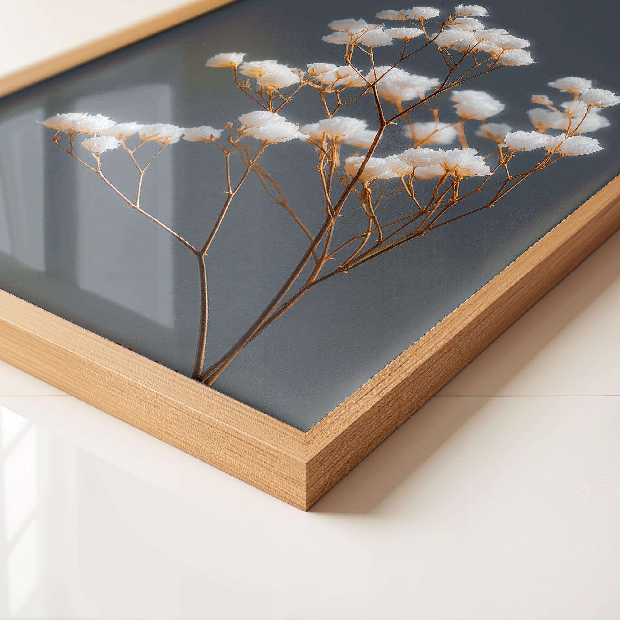 Blumen Zweige pastellfarben