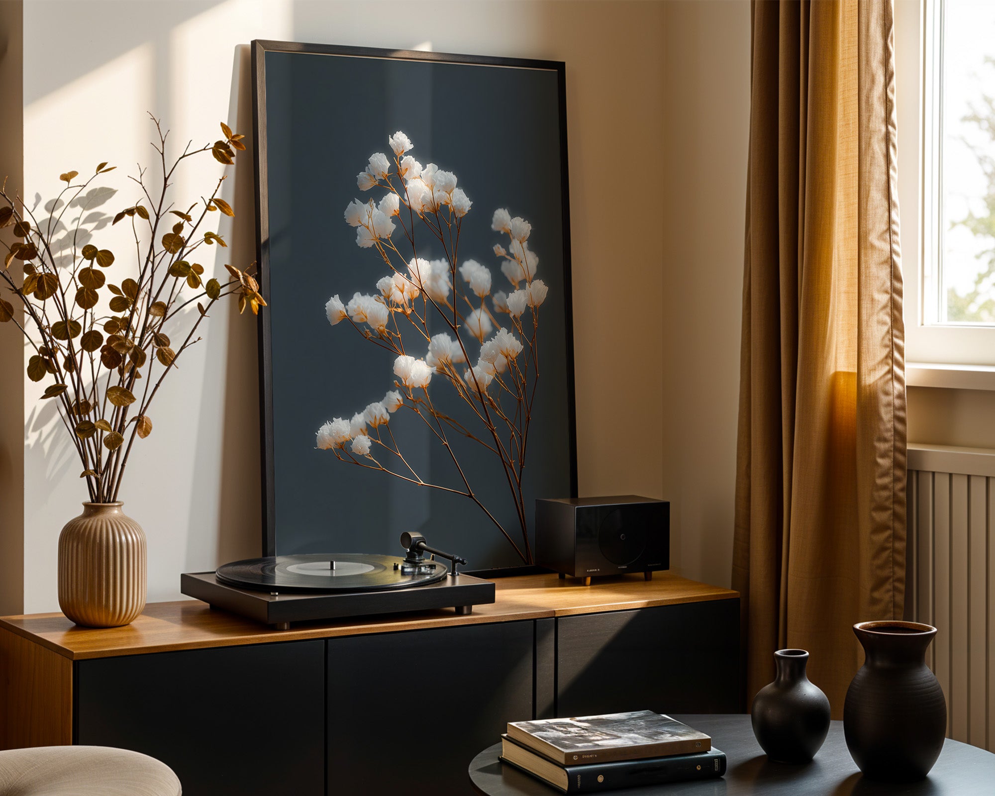 Blumen Zweige pastellfarben