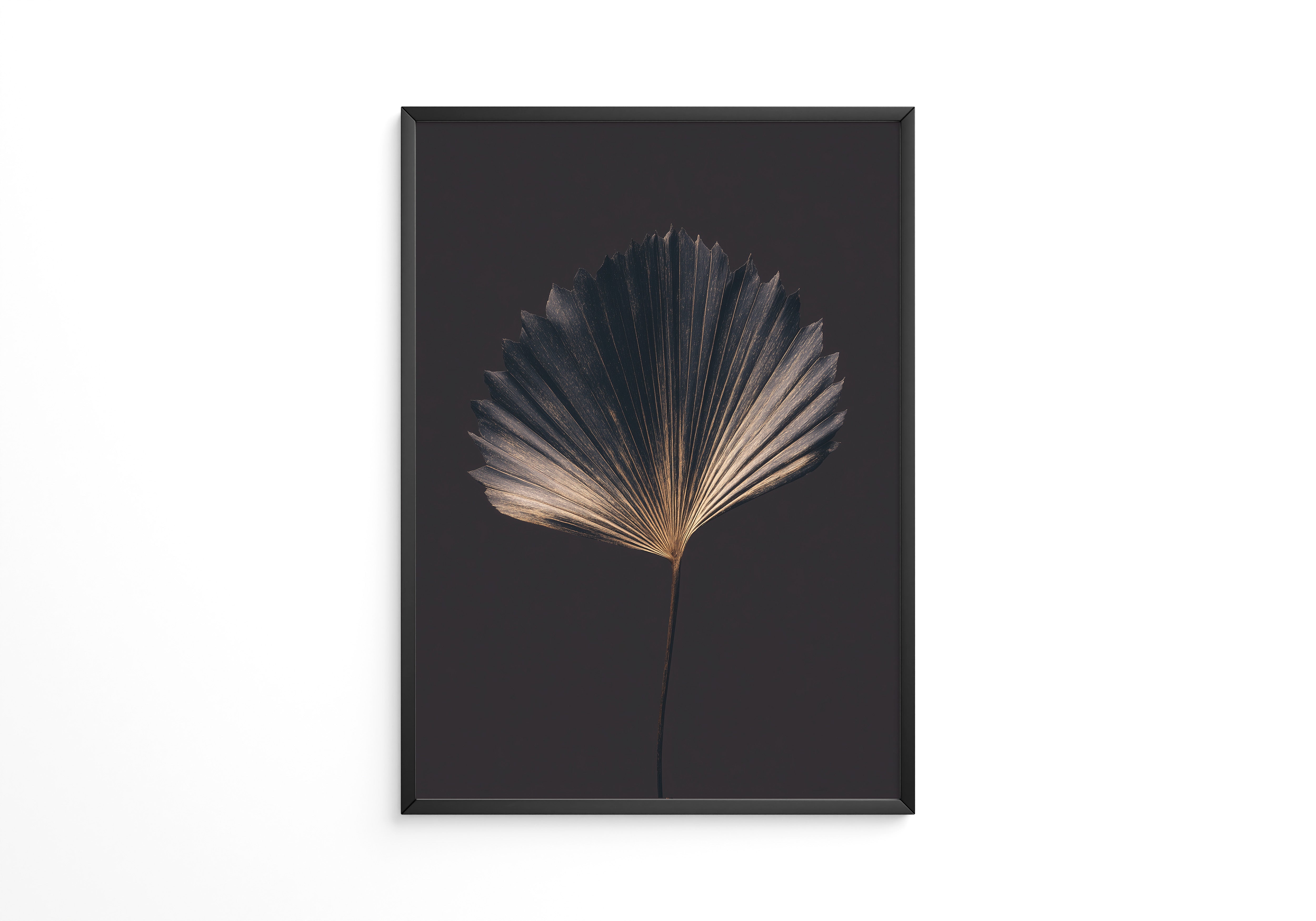 Palmblatt Goldene Eleganz