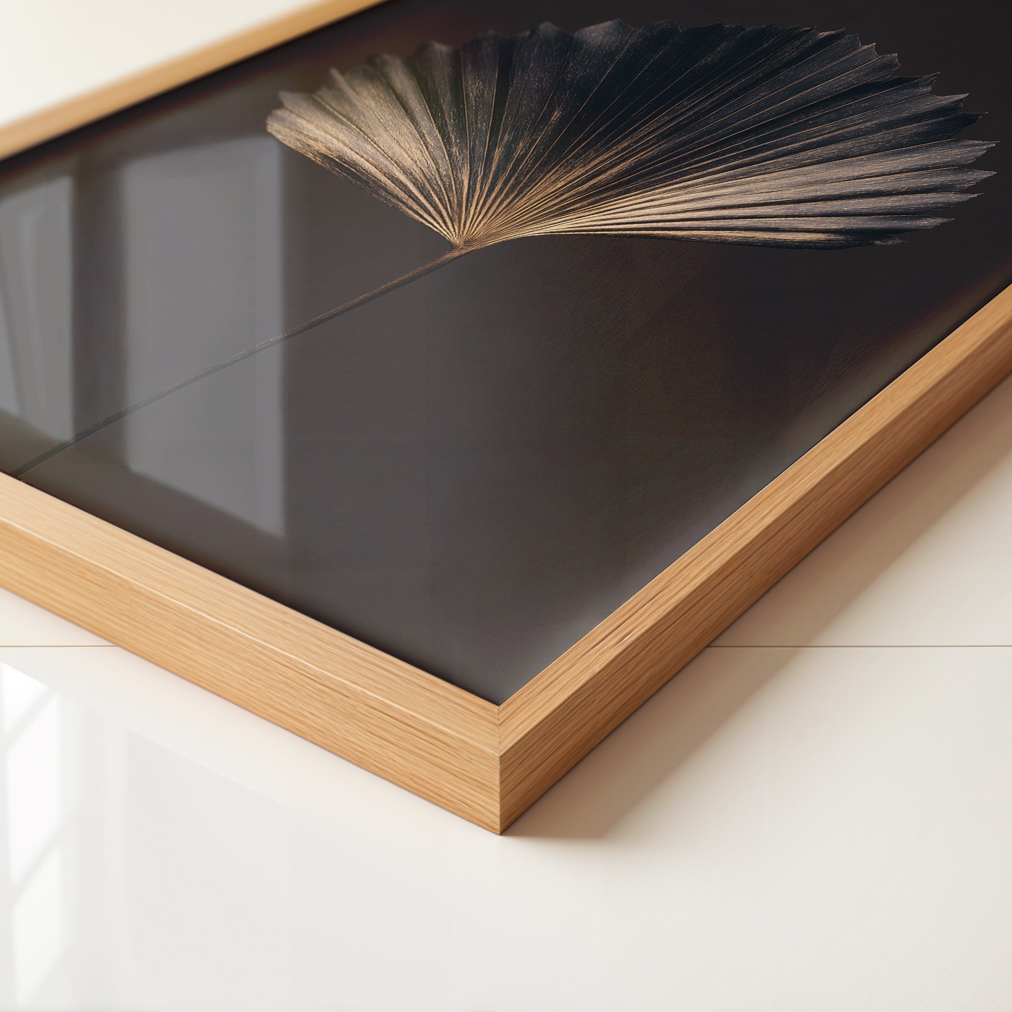 Palmblatt Goldene Eleganz