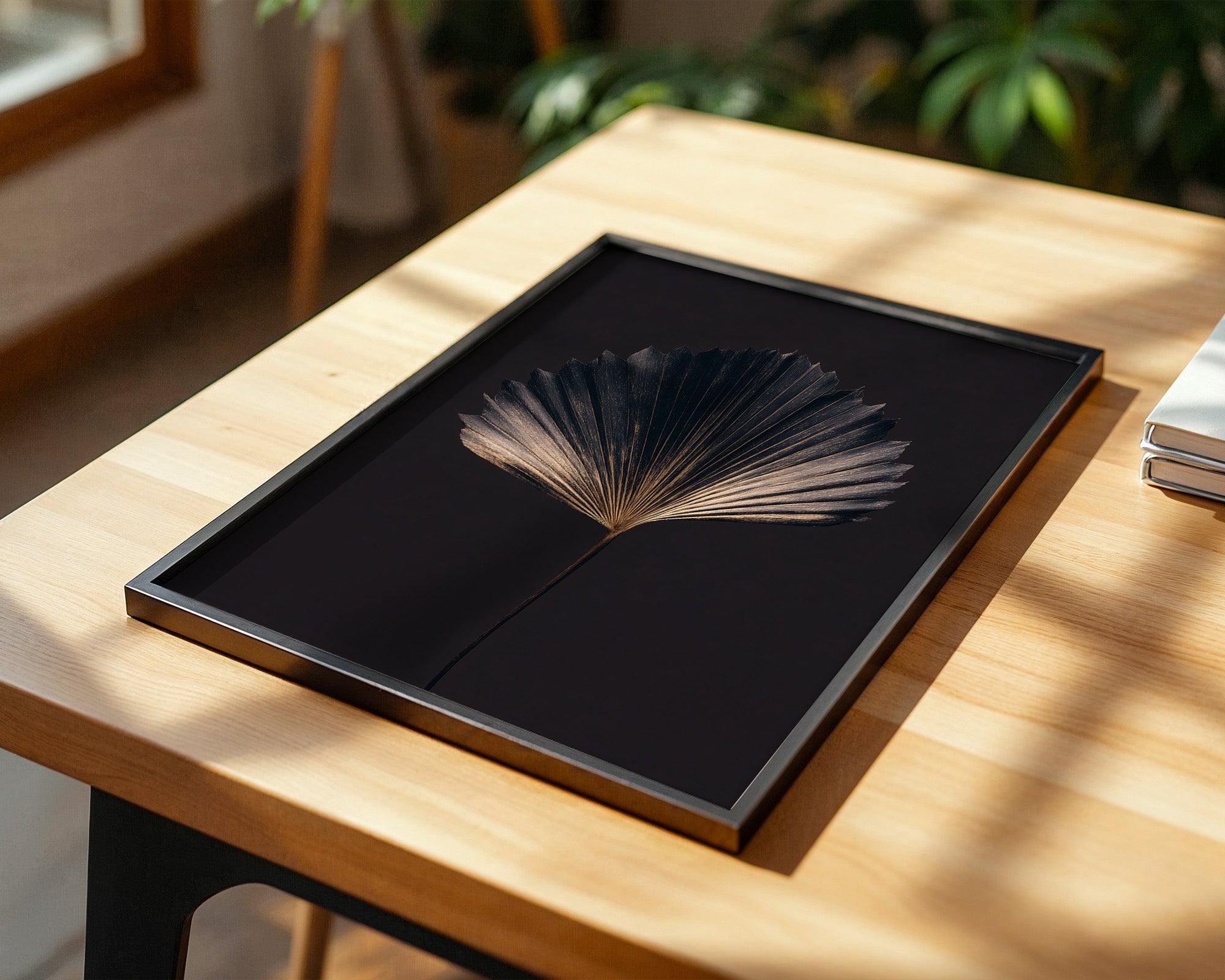 Palmblatt Goldene Eleganz