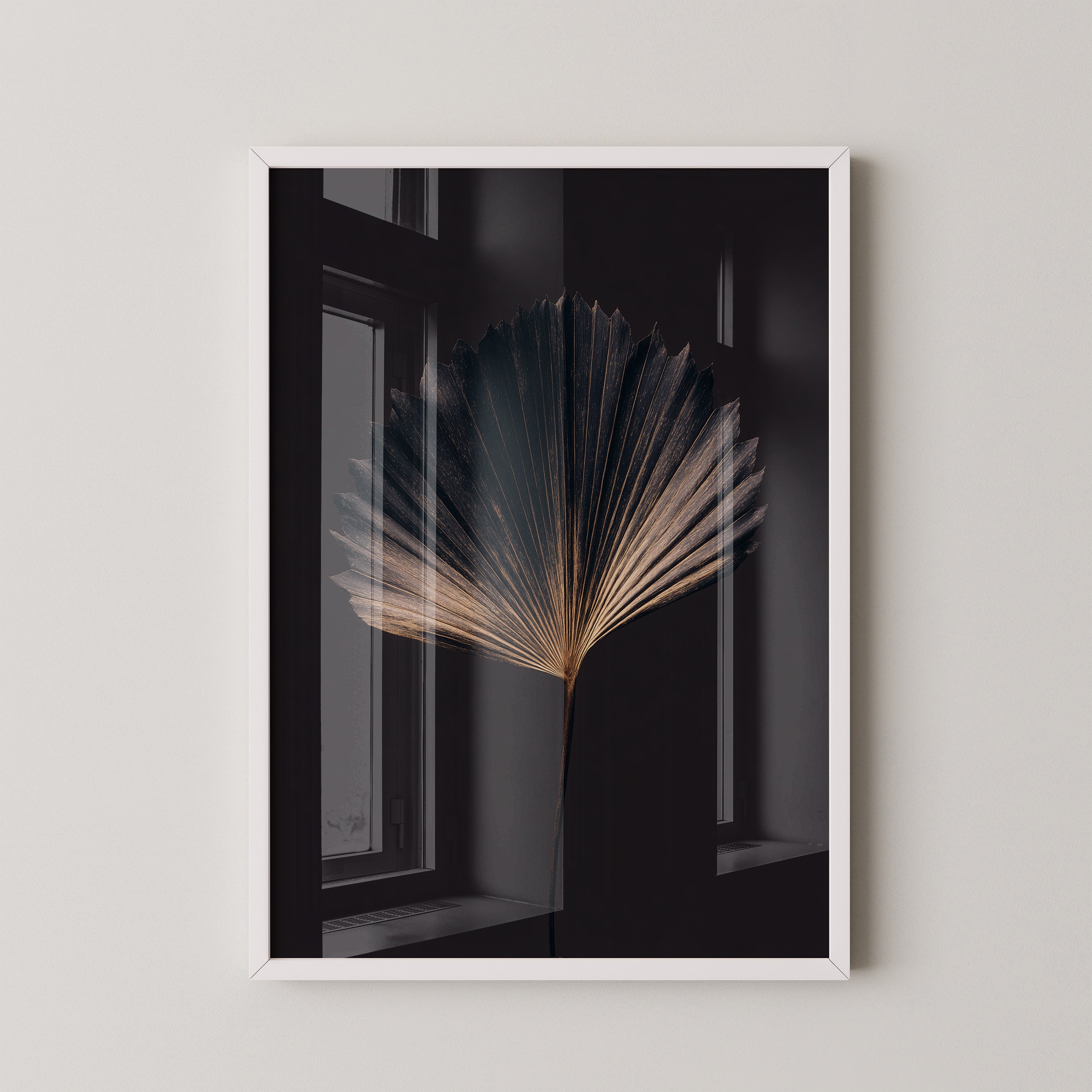 Palmblatt Goldene Eleganz