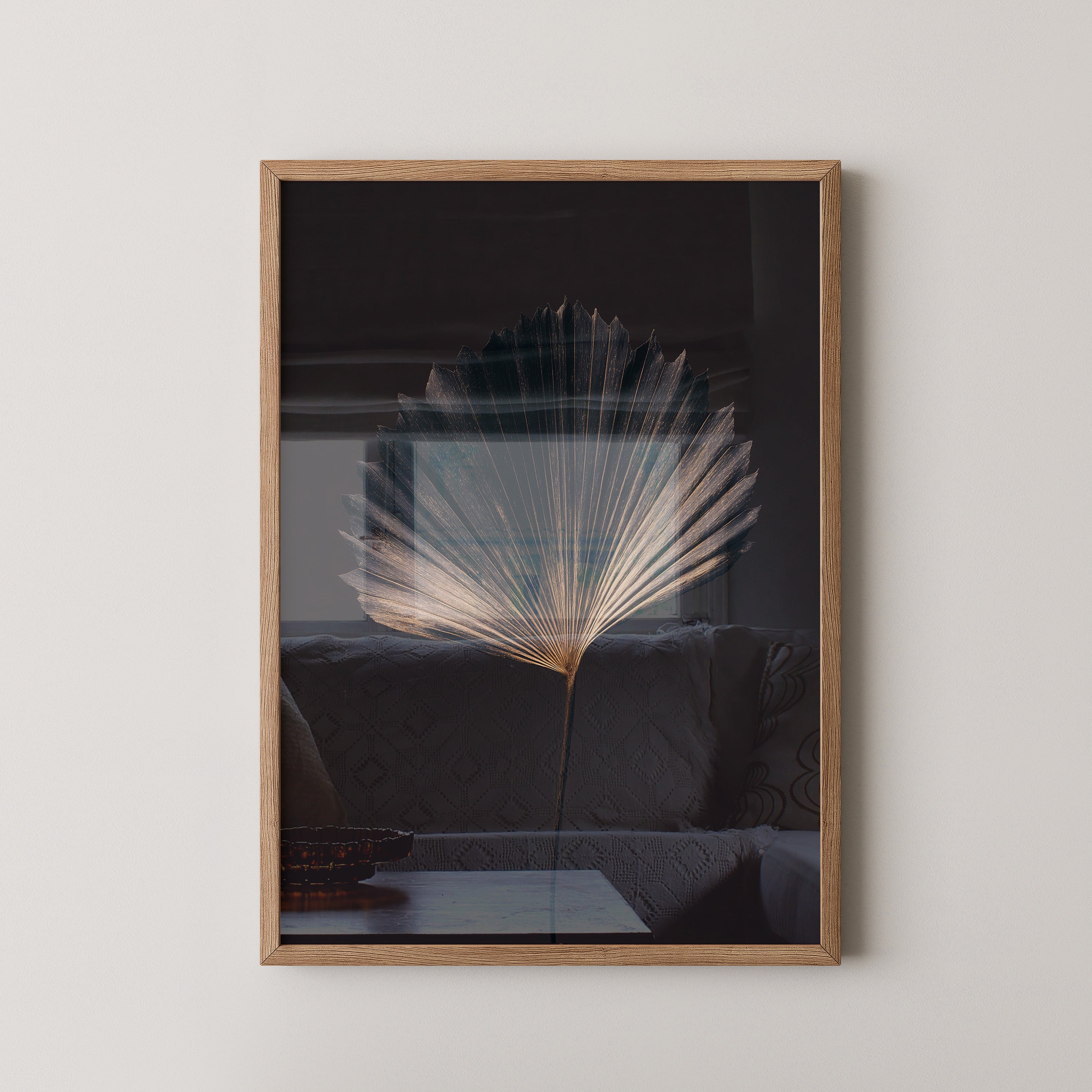 Palmblatt Goldene Eleganz