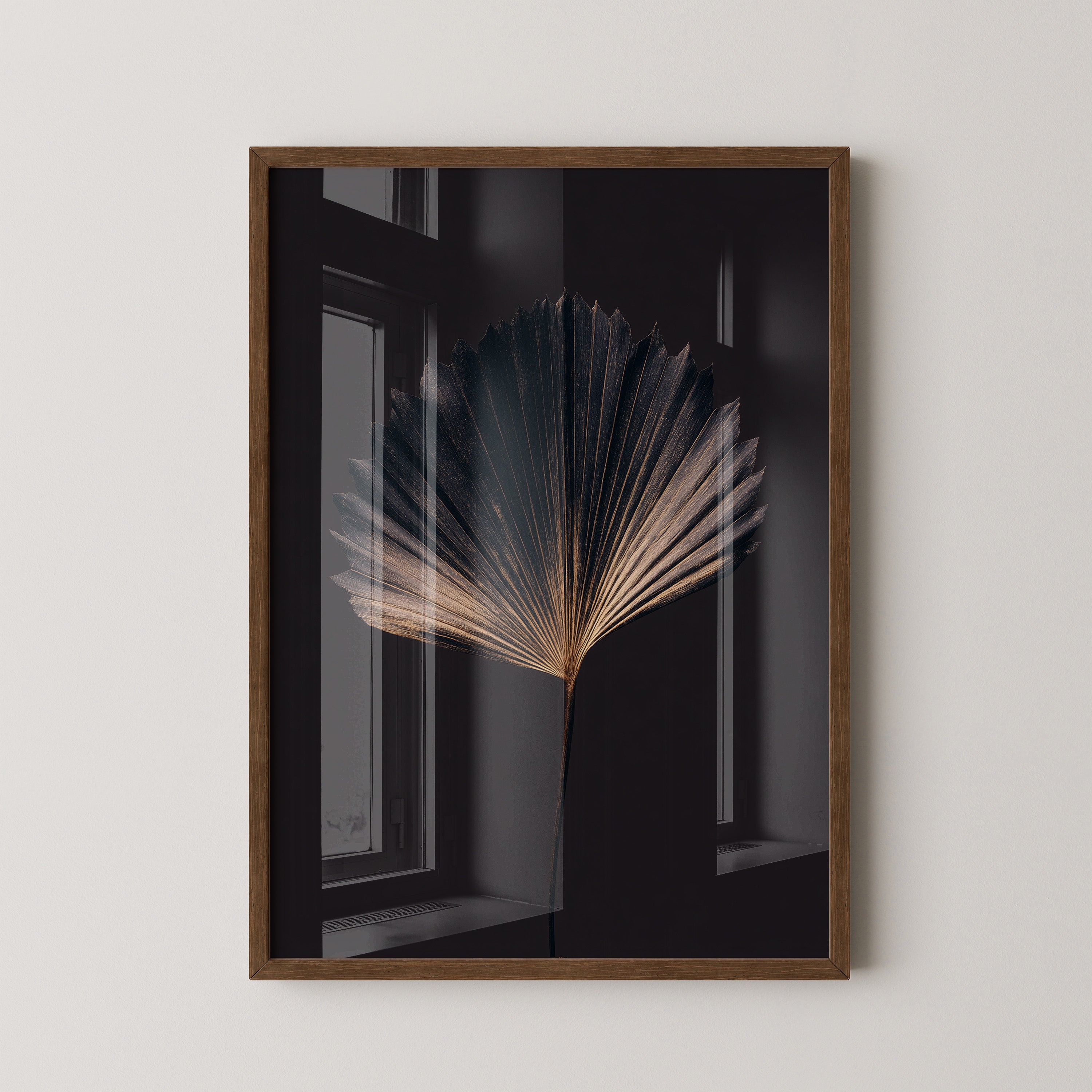 Palmblatt Goldene Eleganz