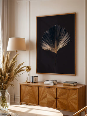 Palmblatt Goldene Eleganz